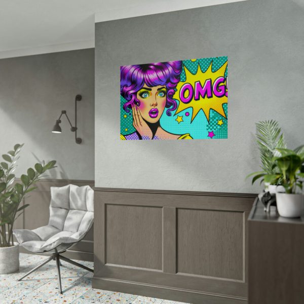 OMG Comics Abstraction Poster
