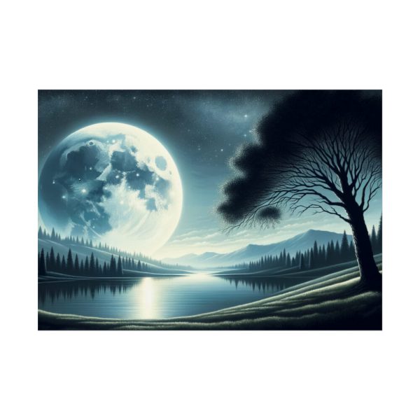 92409-55.jpg Serene Night Landscape Poster