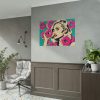 Pop Art Woman With Pink Donuts Poster