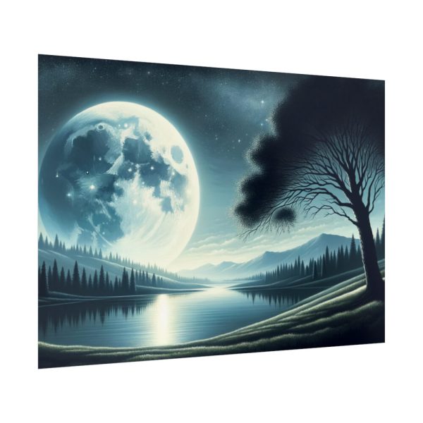 92409-57.jpg Serene Night Landscape Poster