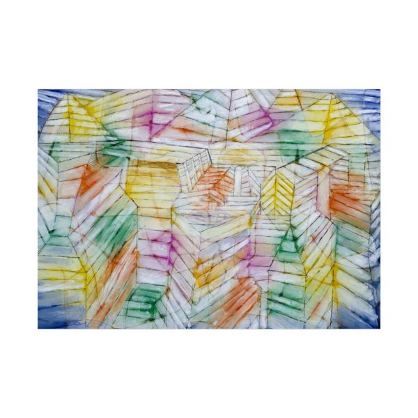 92409-600.jpg Theater–Mountain–Construction (1920) by Paul Klee Poster