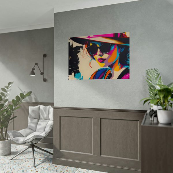 92409-619.jpg Woman Pop Art Graffiti Art III Poster