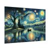 92409-62.jpg Men On the Boat in the Night Poster