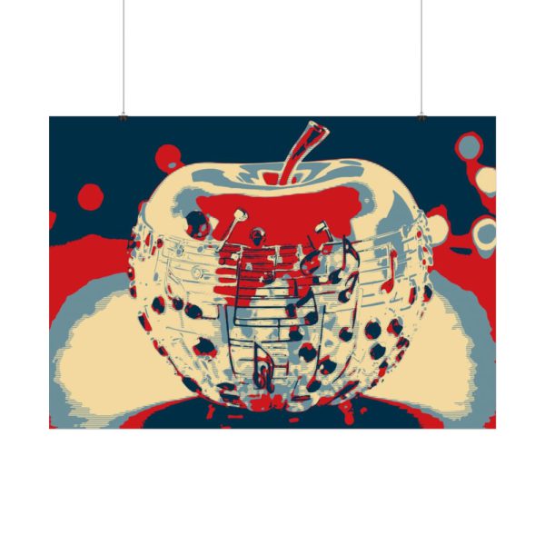 92409-626.jpg Pop Art Apple Poster