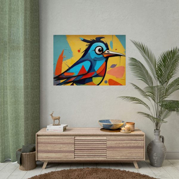 Bird Abstract Pop Art Print Poster