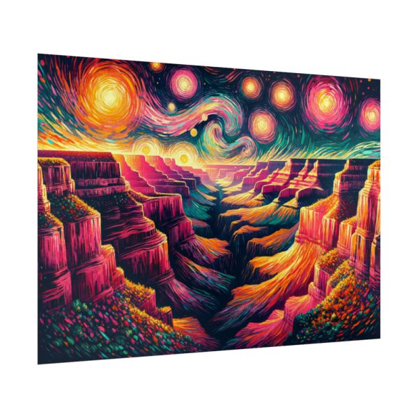 92409-7.jpg Grand Canyon Under Starry Night Night Poster