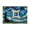 Zodiac Sign of Gemini Poster