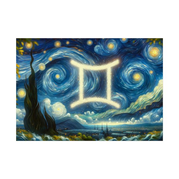 Zodiac Sign of Gemini Poster