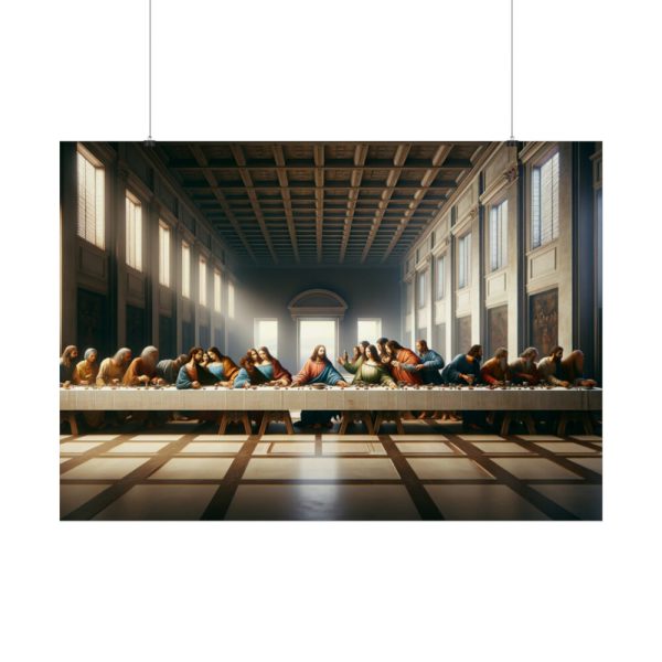 92409-81.jpg Composition Inspired by Leonardo da Vinci's The Last Supper Poster