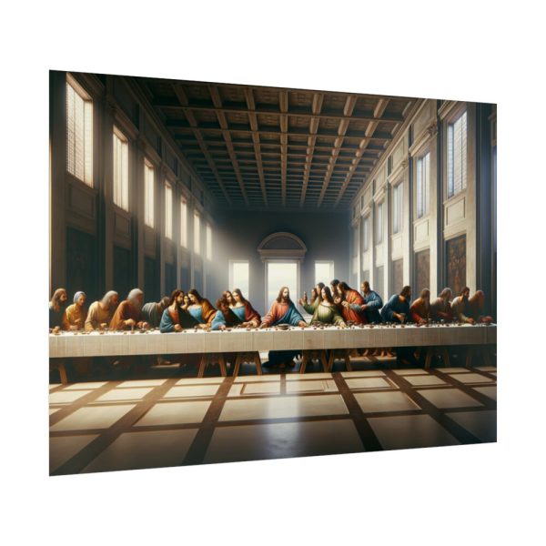 92409-82.jpg Composition Inspired by Leonardo da Vinci's The Last Supper Poster