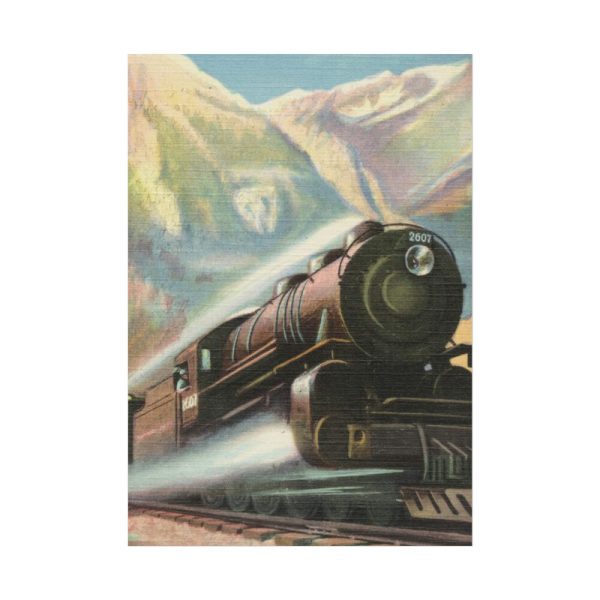 92410-115.jpg North Coast Limited in Bozeman Pass Poster