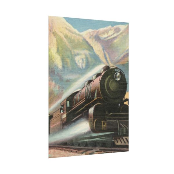 92410-117.jpg North Coast Limited in Bozeman Pass Poster