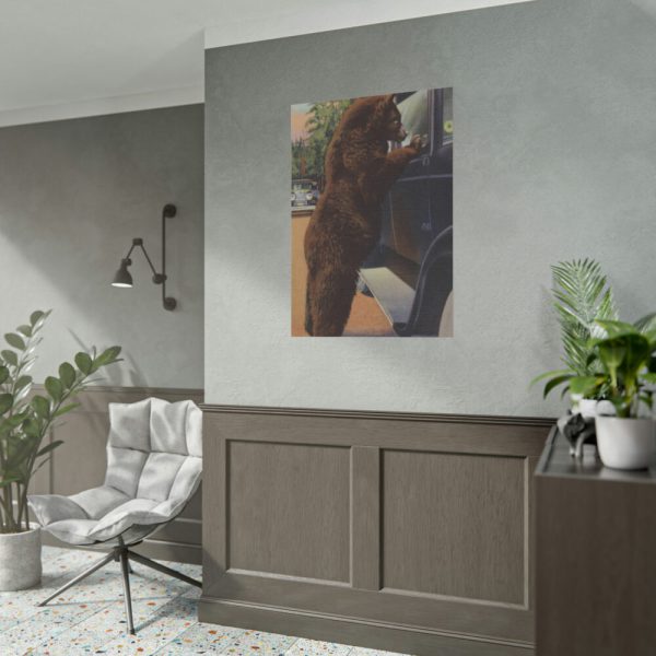 Hold up bear, Yellowstone National Park Poster