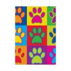 92410-136.jpg Paw Prints Pop Art Poster