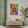 92410-138.jpg Paw Prints Pop Art Poster