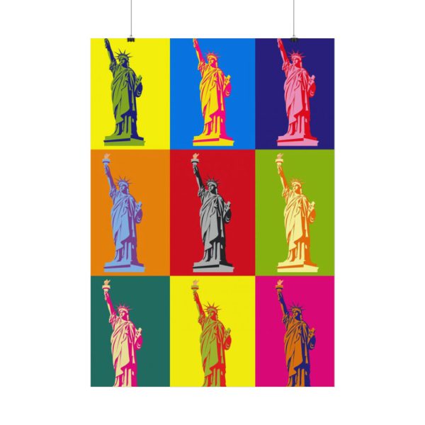 92410-151.jpg Statue Of Liberty Pop Art Poster