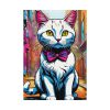 Cat Pop Art Illustration Graffiti I Poster