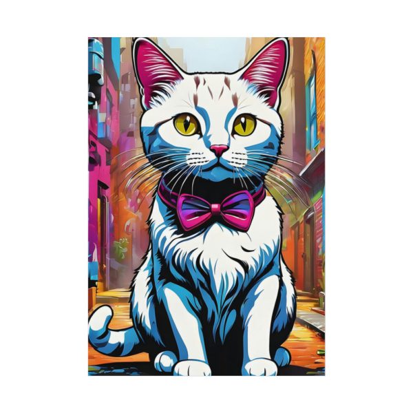 Cat Pop Art Illustration Graffiti I Poster