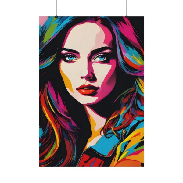Pop Art Woman Portrait I Poster