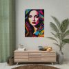 Pop Art Woman Portrait I Poster