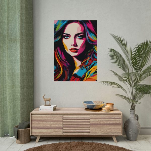 Pop Art Woman Portrait I Poster