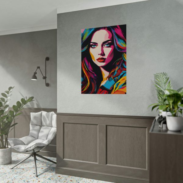 Pop Art Woman Portrait I Poster