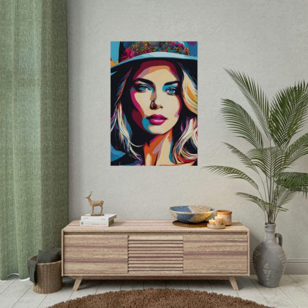 Woman Pop Art Graffiti I Poster
