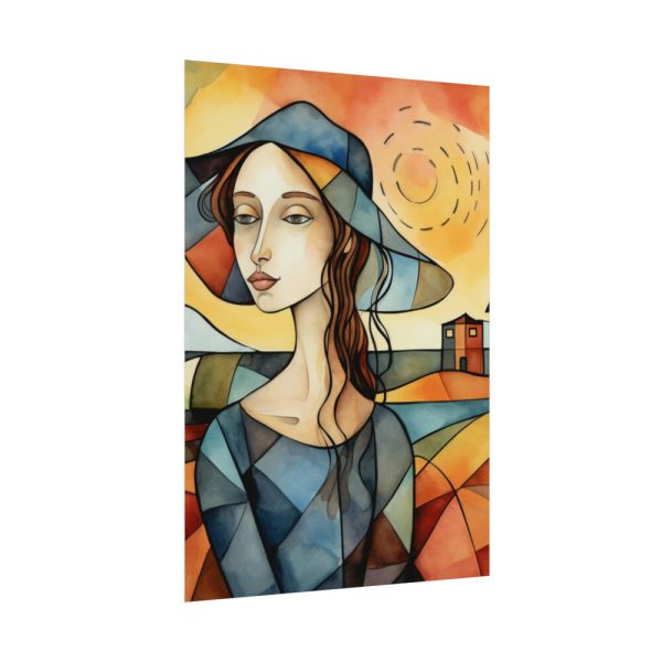 Colorful Mosaic Style Pop Art III Poster