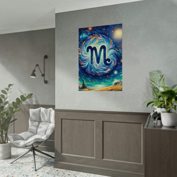 Zodiac Sign of Virgo Poster