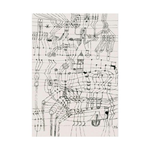 92410-220.jpg Drawing Knotted in the Manner of a Net (1920) by Paul Klee Poster