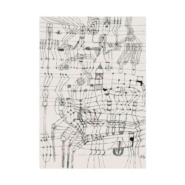 92410-220.jpg Drawing Knotted in the Manner of a Net (1920) by Paul Klee Poster