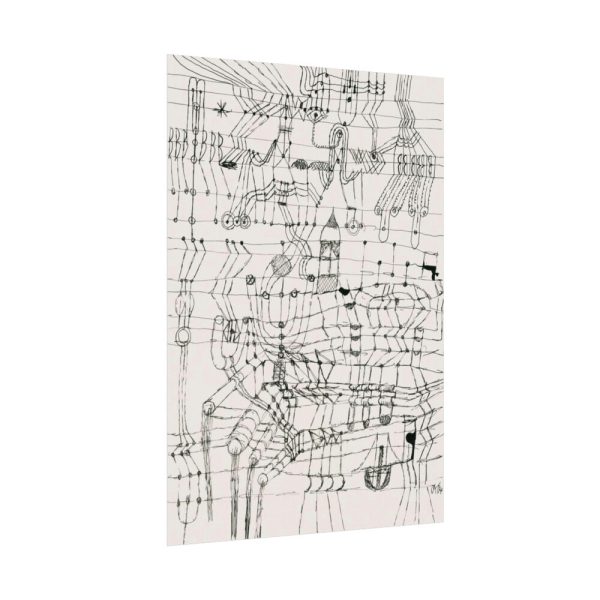 92410-222.jpg Drawing Knotted in the Manner of a Net (1920) by Paul Klee Poster