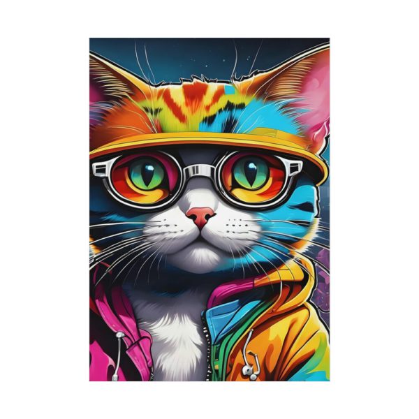 92410-240.jpg Cat Pop Art Illustration Graffiti II Poster