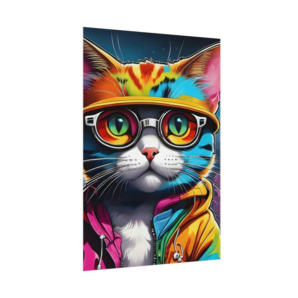 92410-242.jpg Cat Pop Art Illustration Graffiti II Poster