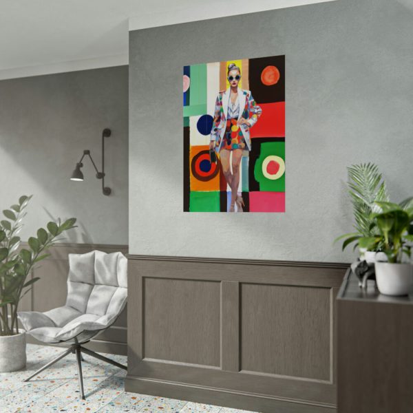 Pop Art Fashionable Woman II Poster