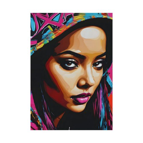 Woman Pop Art Graffiti Art IV Poster