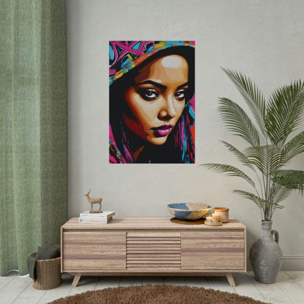 92410-328.jpg Woman Pop Art Graffiti Art IV Poster