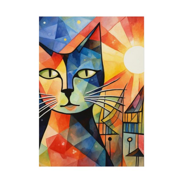 92410-335.jpg Cat Portrait Pop Art Poster