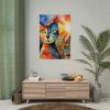 92410-338.jpg Cat Portrait Pop Art Poster