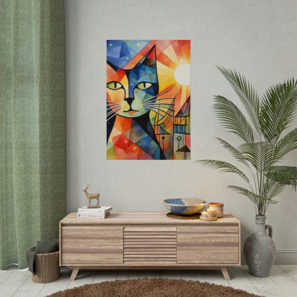 92410-338.jpg Cat Portrait Pop Art Poster