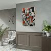 Abstract Crowd Contemporary Art Poster