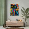 92410-368.jpg Cat Abstract Pop Art Print Poster
