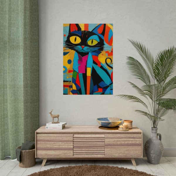92410-368.jpg Cat Abstract Pop Art Print Poster