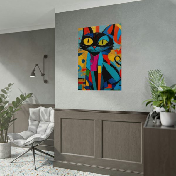 92410-369.jpg Cat Abstract Pop Art Print Poster