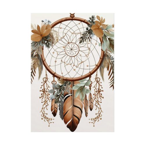 Boho Style Wreath Poster