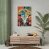 Boho Cow Skull Poster