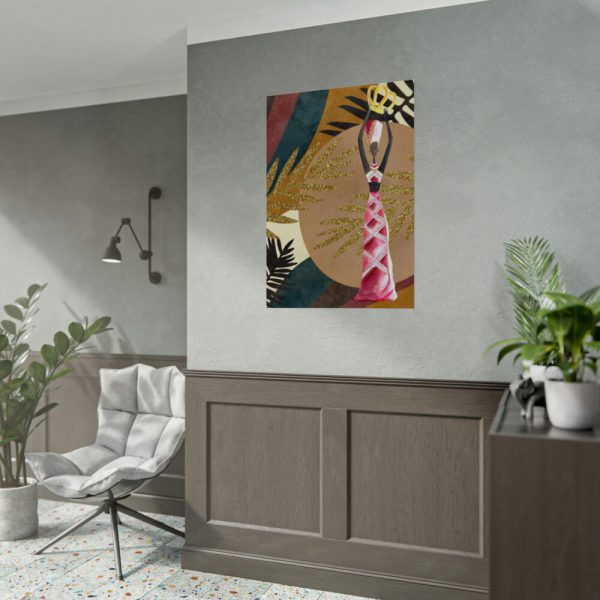 92410-434.jpg Boho Tropical Africa Woman Poster