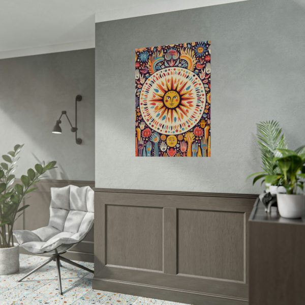 92410-449.jpg Hippie Boho Retro Sun Poster