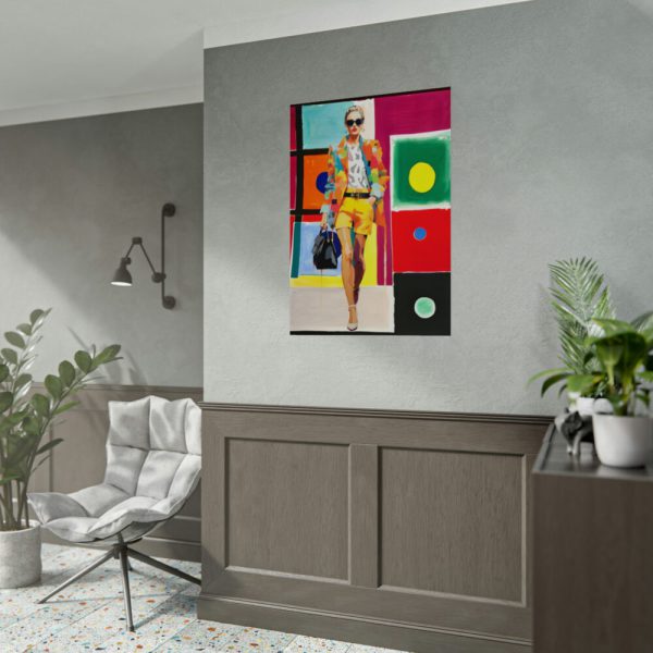 Pop Art Fashionable Woman I Poster
