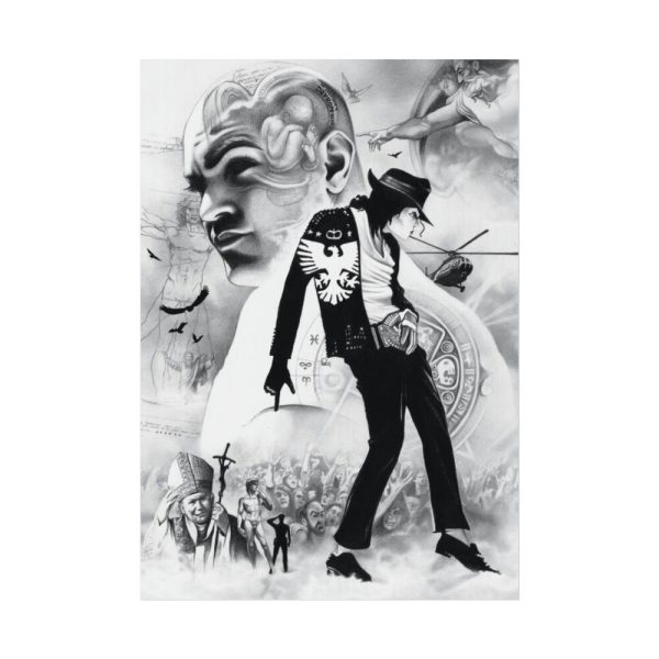 Michael Jackson Draw Art Poster